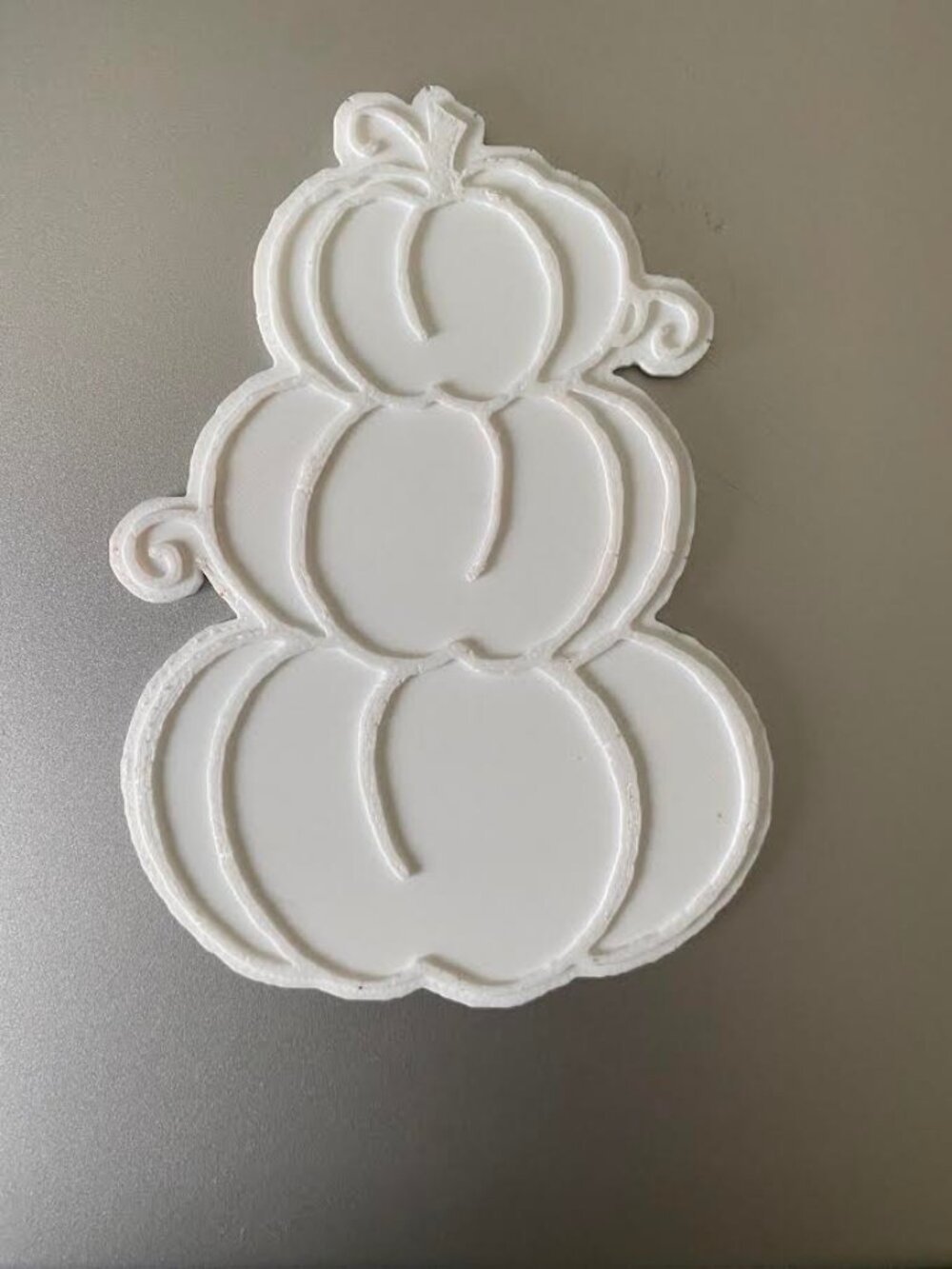 Set of 6, 5 x 4 inch Fall Pumpkin Resin DIY